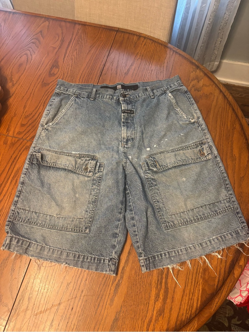 VTG Marithe Francois Girbaud Jean shorts baggy jorts Y2K hip hop cargo 36 worn